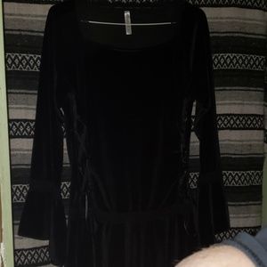 Black Velvet Goth/Renaissance Top